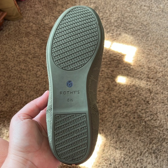 Rothy's Women's Green Knit Loafers - Picture 3 of 4